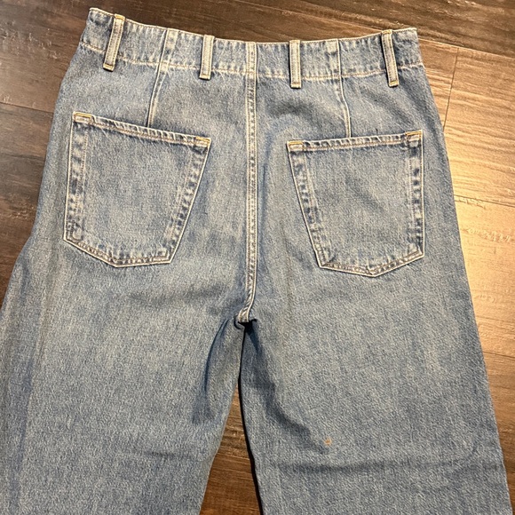 Citizens Of Humanity Blue Denim Wide Leg Jeans - Picture 11 of 11